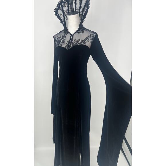 Killstar Maxi Dress Size Small Goth Gothic Vampy Witchy - Picture 3 of 7
